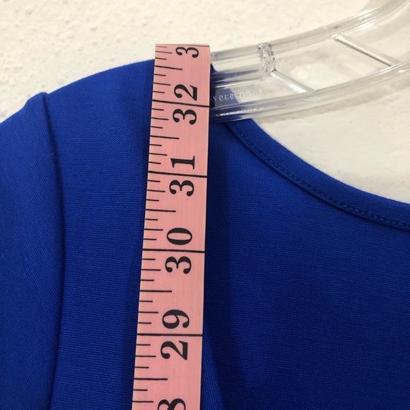 Felicity & Coco Brilliant Blue Skirt Ponte Dress - Picture 11 of 15